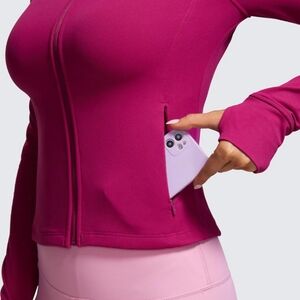 NWT Small CRZ Yoga women's butterluxe full zip workout hoodie